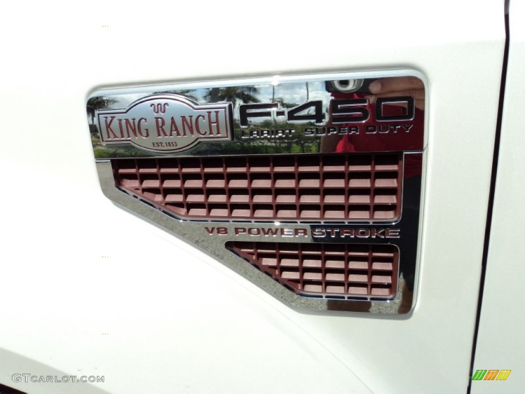 2010 Ford F450 Super Duty King Ranch Crew Cab 4x4 Dually Marks and Logos Photo #81478764