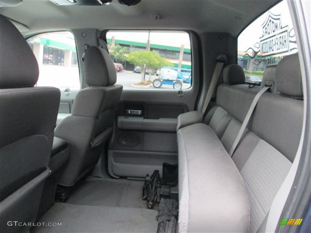 2005 F150 XLT SuperCrew - Medium Wedgewood Blue Metallic / Medium Flint Grey photo #10