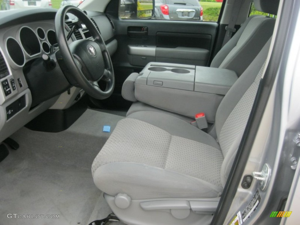 2009 Tundra SR5 Double Cab 4x4 - Silver Sky Metallic / Graphite Gray photo #16