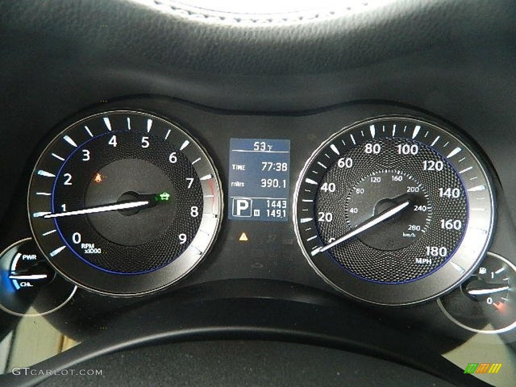 2012 Infiniti M Hybrid Sedan Gauges Photo #81481477