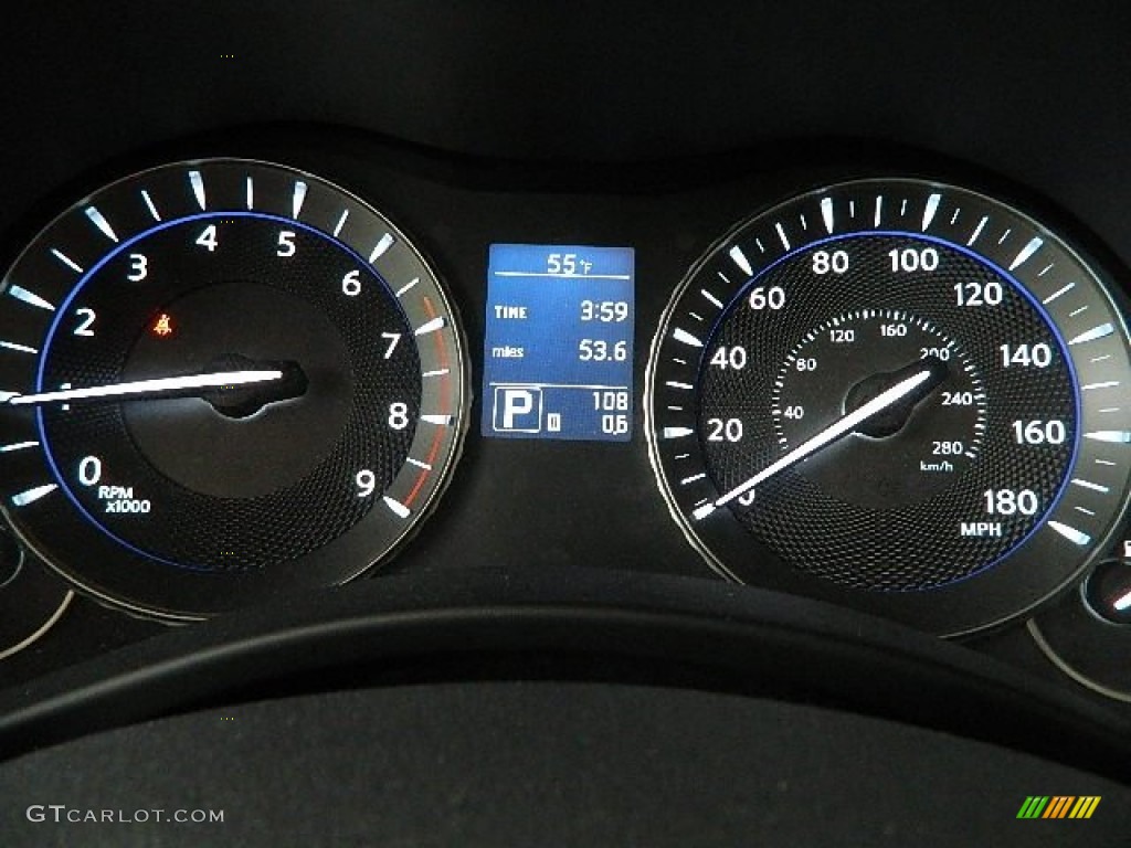 2012 Infiniti M 56x AWD Sedan Gauges Photos