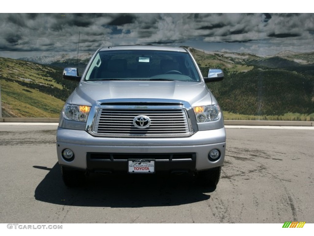 2013 Tundra Limited CrewMax 4x4 - Silver Sky Metallic / Graphite photo #3