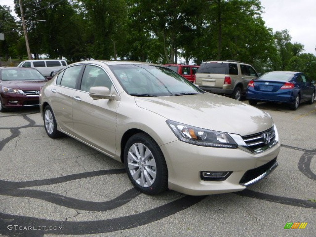 2013 Accord EX Sedan - Champagne Frost Pearl / Ivory photo #1