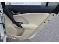 Parchment 2010 Acura TSX Sedan Door Panel