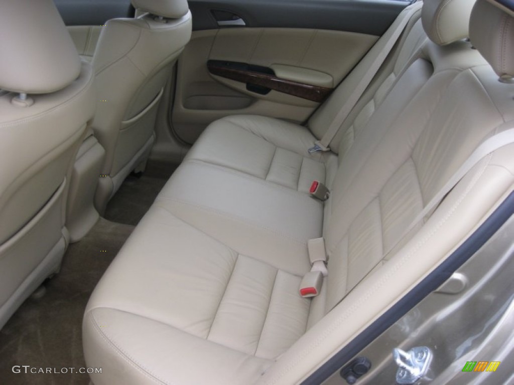 2008 Accord EX-L V6 Sedan - Bold Beige Metallic / Ivory photo #32