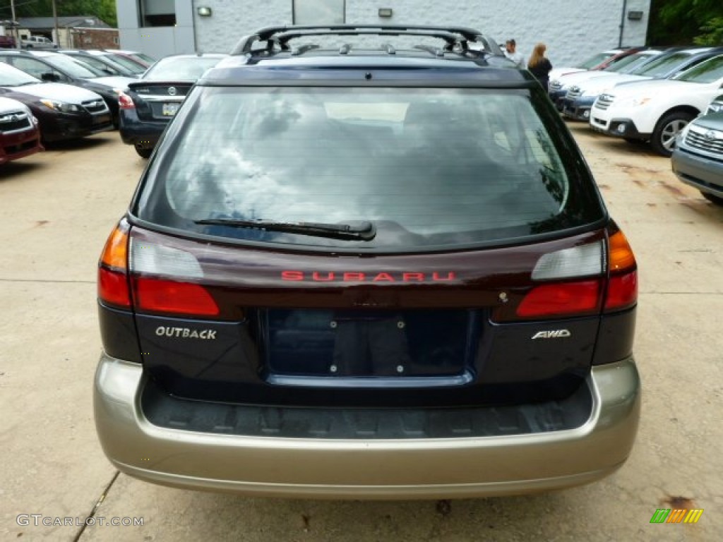 2004 Outback Wagon - Mystic Blue Pearl / Gray photo #3