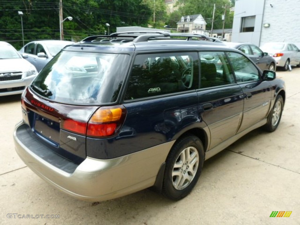 2004 Outback Wagon - Mystic Blue Pearl / Gray photo #4