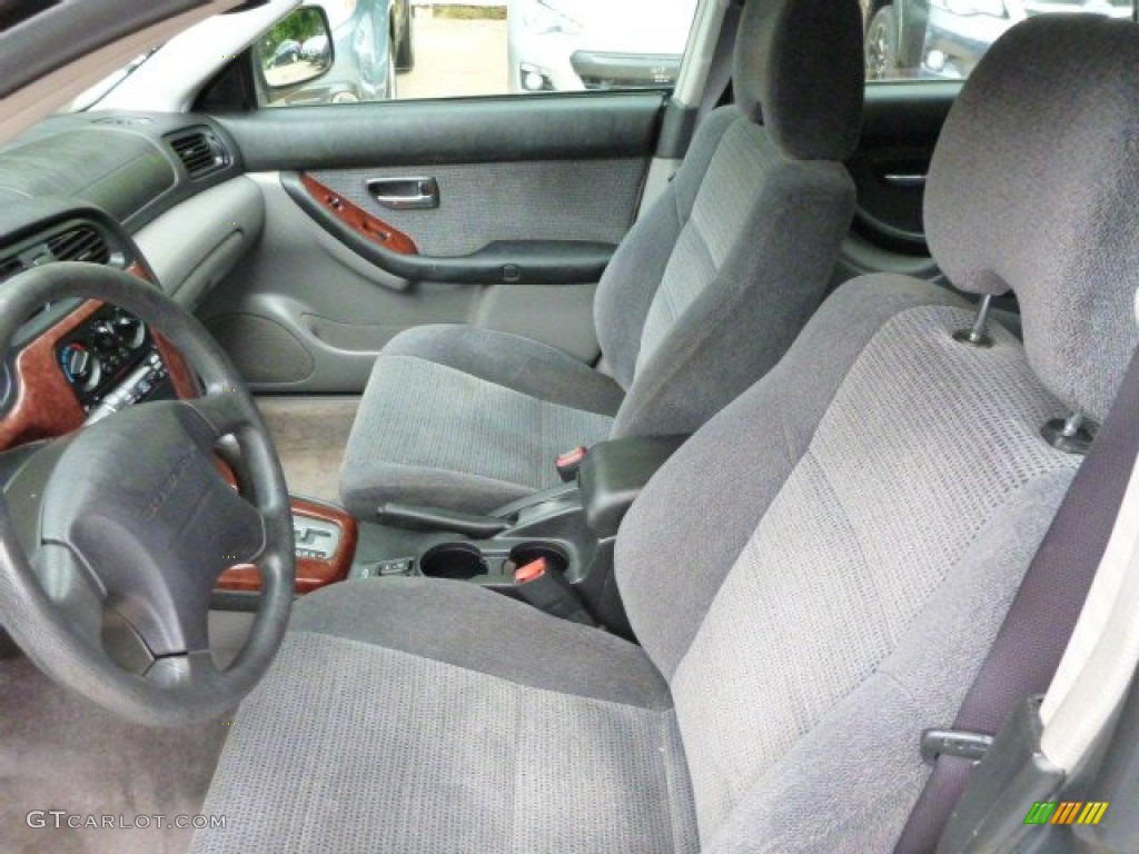 2004 Outback Wagon - Mystic Blue Pearl / Gray photo #12