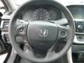 Black 2013 Honda Accord EX-L V6 Coupe Steering Wheel