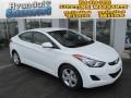 2013 Shimmering White Hyundai Elantra GLS  photo #1