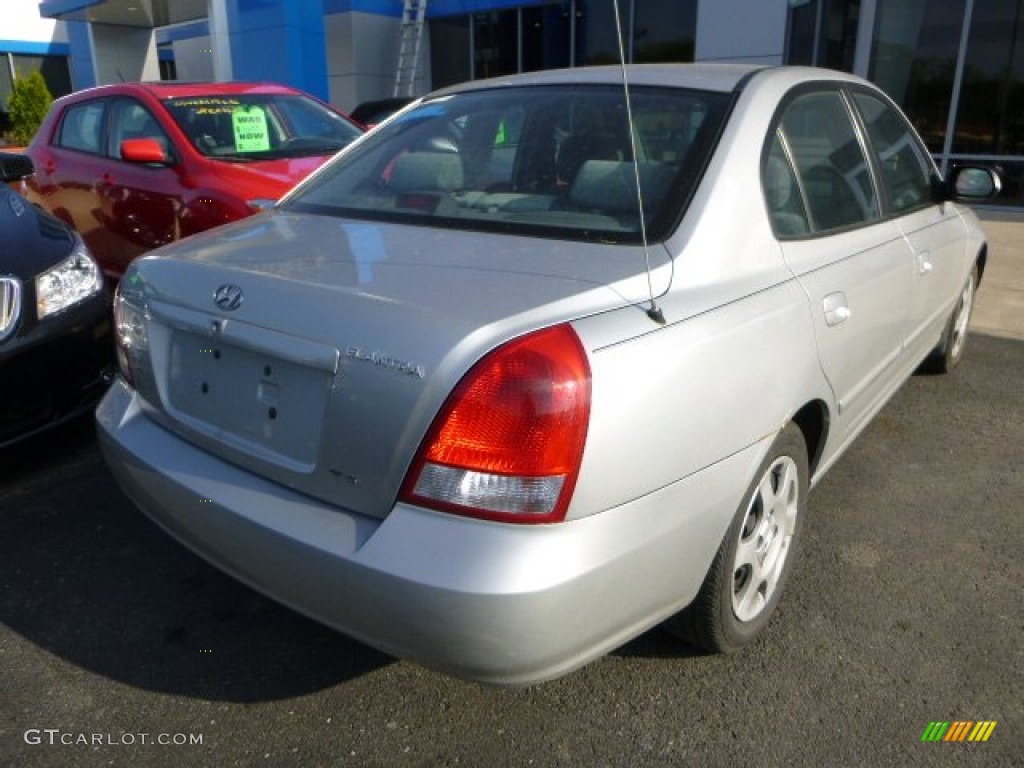 2001 Elantra GLS - Pewter / Gray photo #2