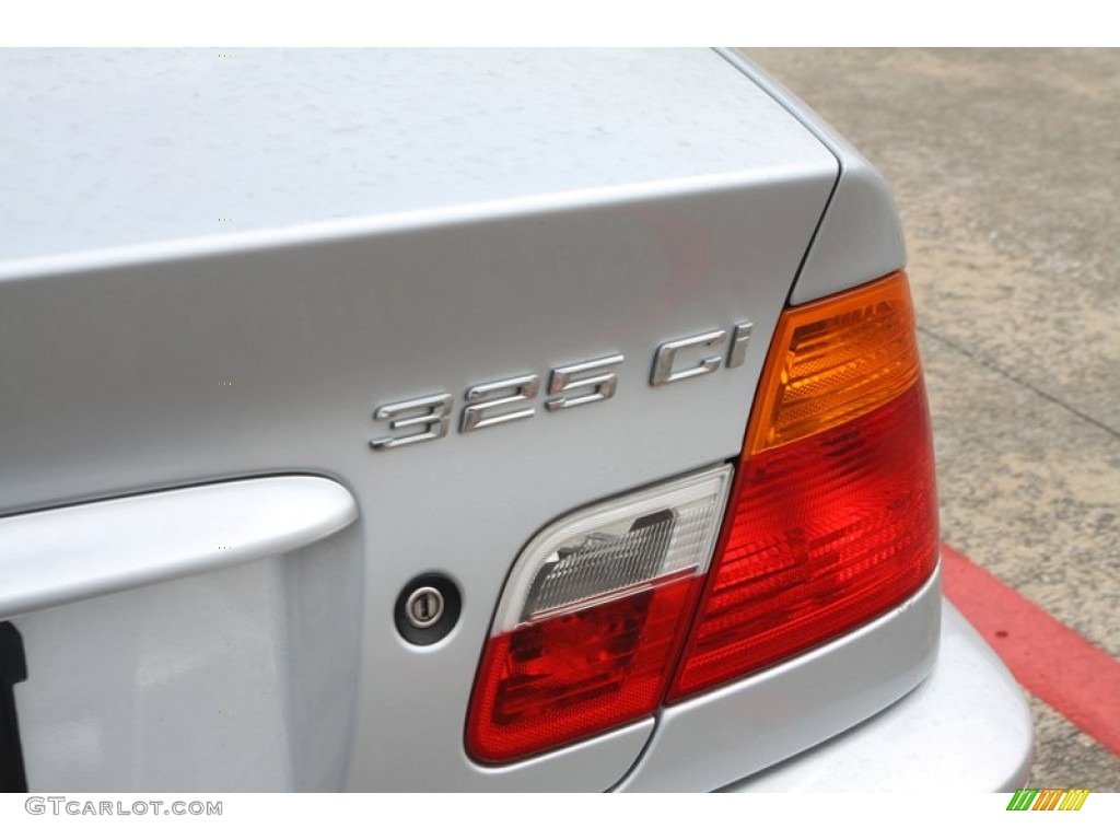2001 3 Series 325i Coupe - Titanium Silver Metallic / Grey photo #8