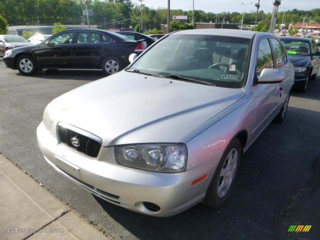 2001 Elantra GLS - Pewter / Gray photo #5