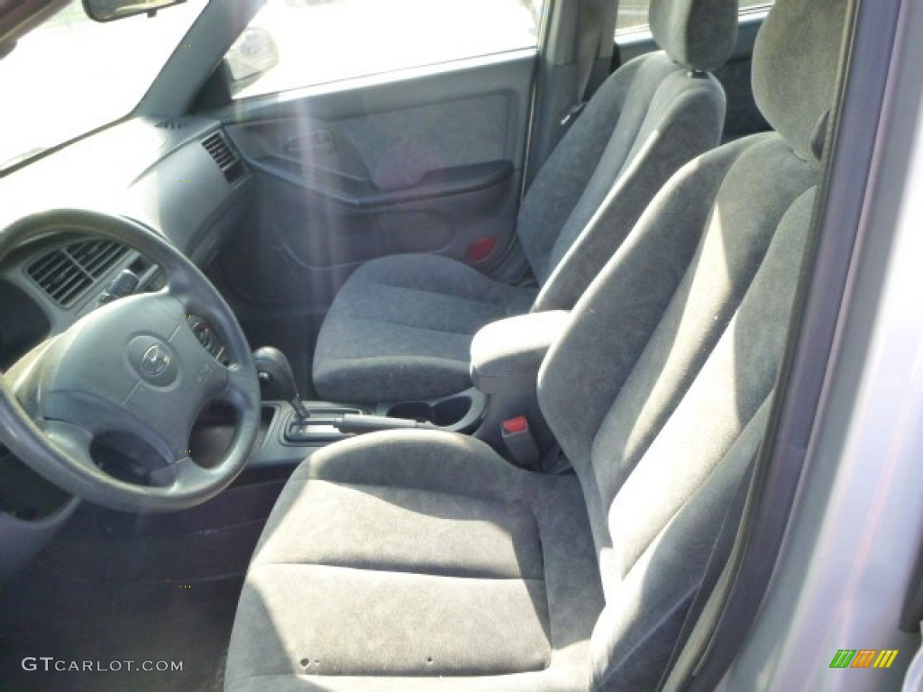 2001 Elantra GLS - Pewter / Gray photo #8
