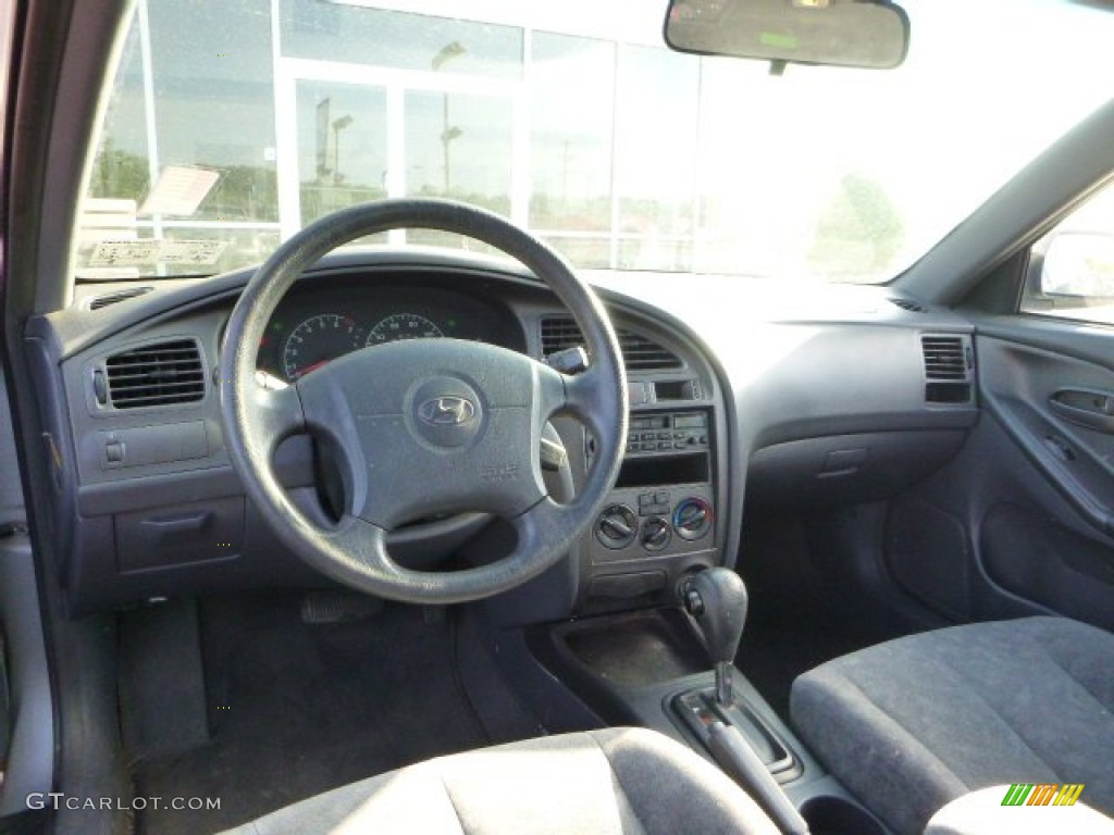 2001 Elantra GLS - Pewter / Gray photo #10