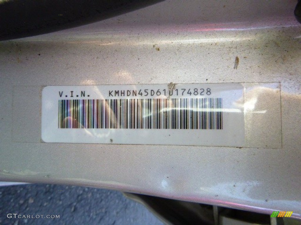 2001 Elantra GLS - Pewter / Gray photo #14