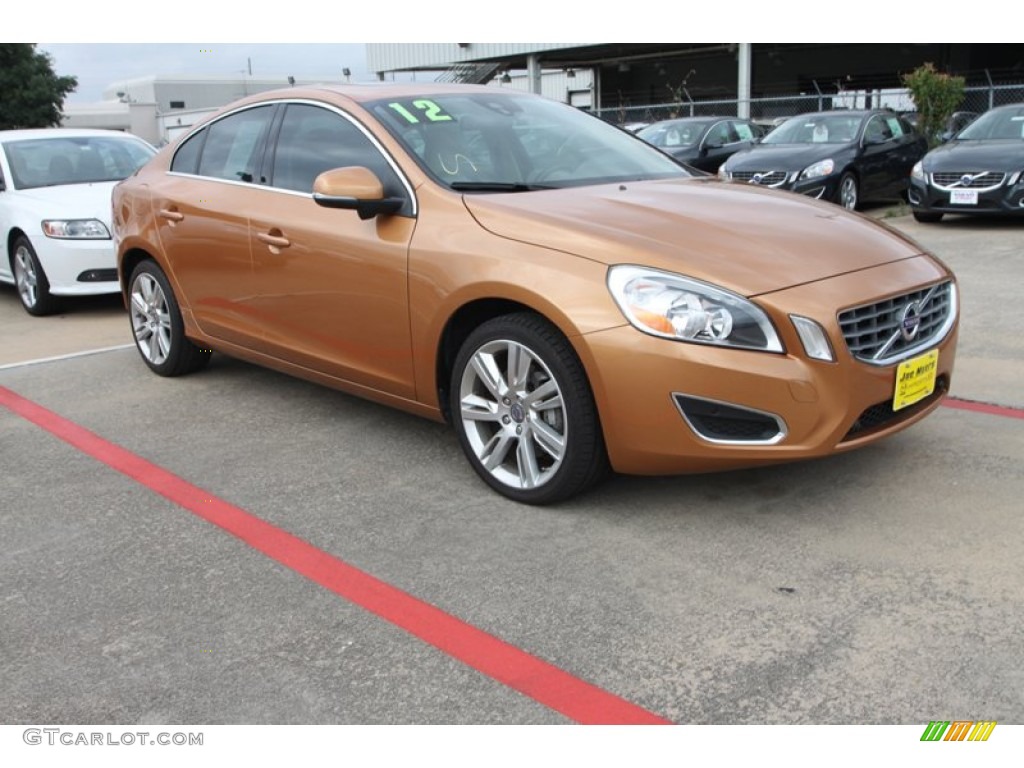 2012 S60 T5 - Vibrant Copper Metallic / Soft Beige photo #1