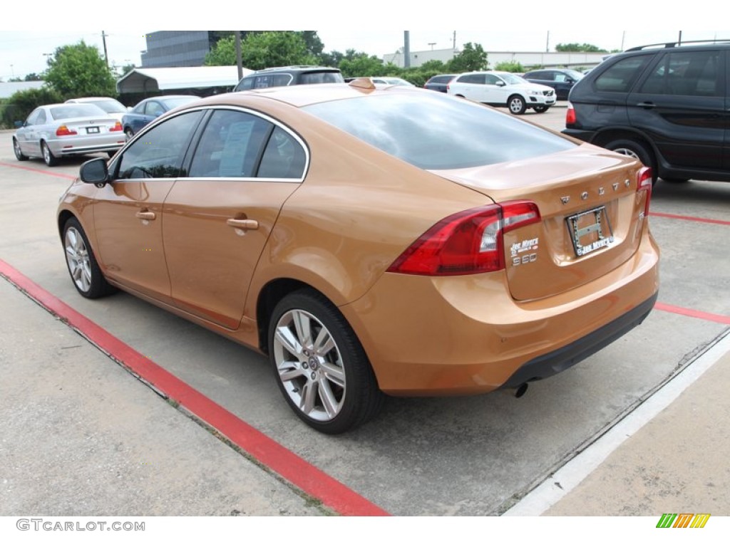 2012 S60 T5 - Vibrant Copper Metallic / Soft Beige photo #4