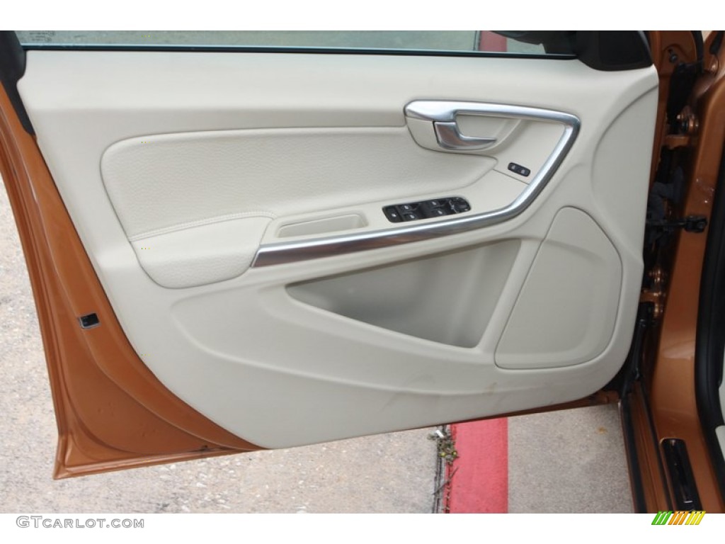 2012 Volvo S60 T5 Soft Beige Door Panel Photo #81488418
