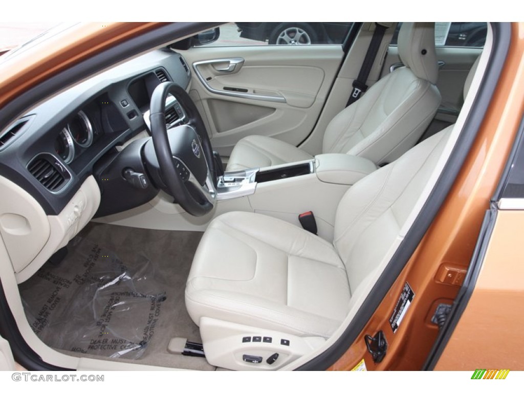 2012 S60 T5 - Vibrant Copper Metallic / Soft Beige photo #12