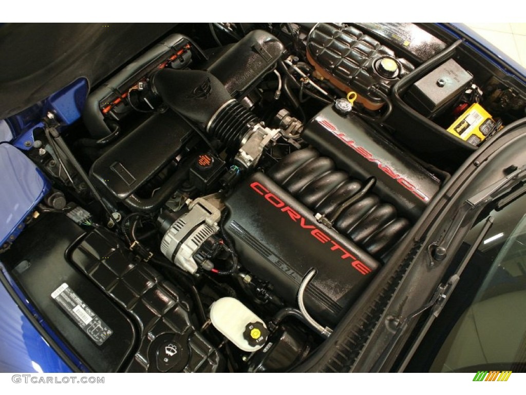 2002 Corvette Coupe - Electron Blue Metallic / Black photo #24