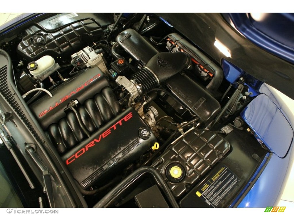 2002 Corvette Coupe - Electron Blue Metallic / Black photo #25