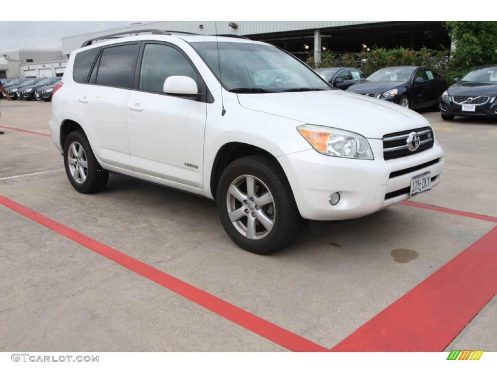 2007 RAV4 Limited - Blizzard White Pearl / Taupe photo #1