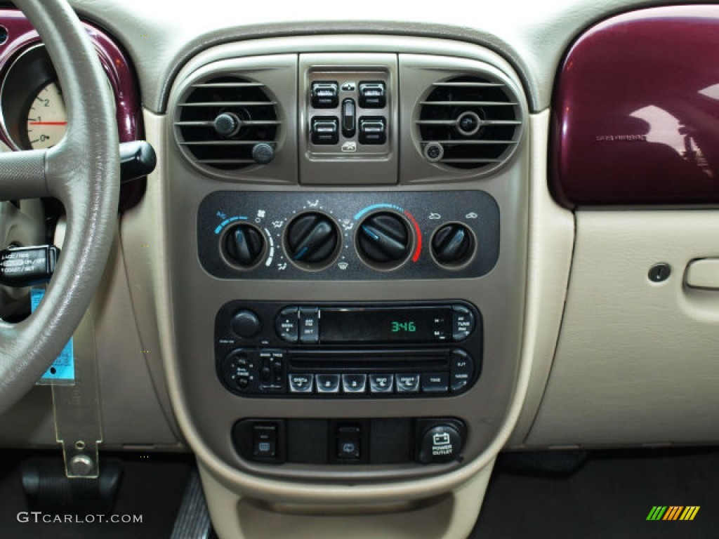 2003 PT Cruiser Touring - Deep Cranberry Pearl / Taupe/Pearl Beige photo #12