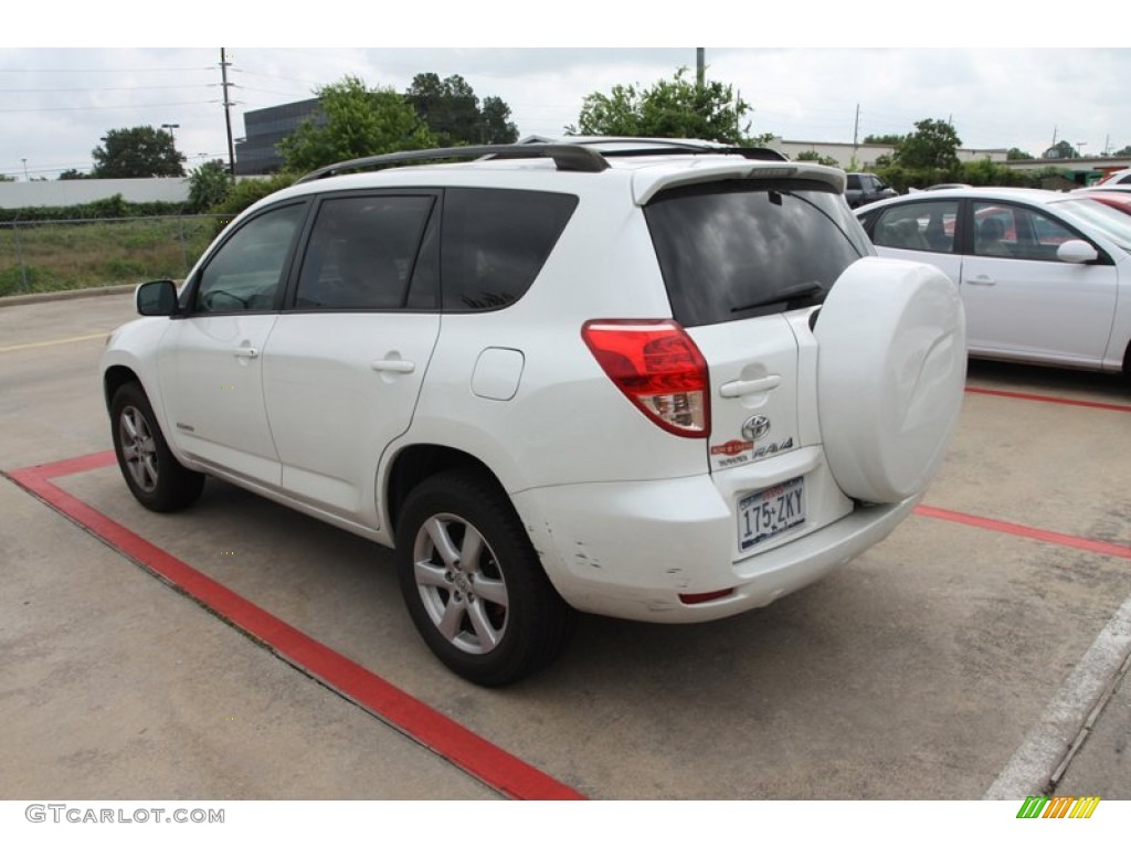 2007 RAV4 Limited - Blizzard White Pearl / Taupe photo #7