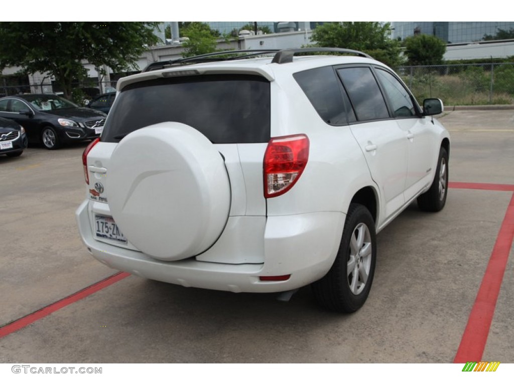 2007 RAV4 Limited - Blizzard White Pearl / Taupe photo #9