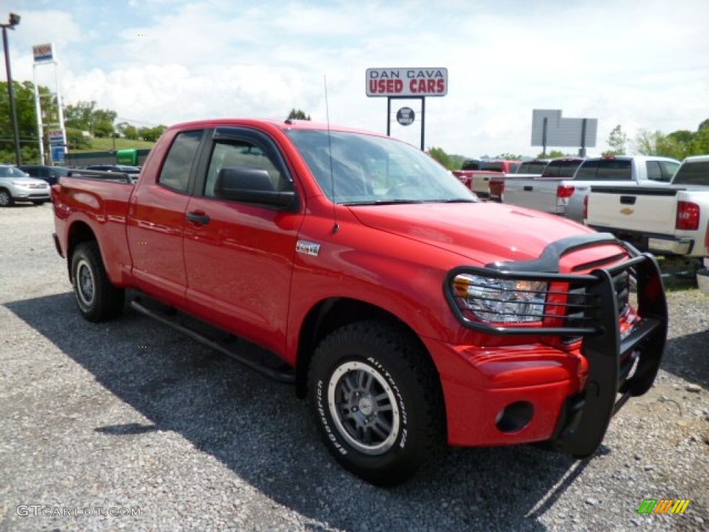 2013 Tundra TRD Rock Warrior Double Cab 4x4 - Radiant Red / Black photo #1