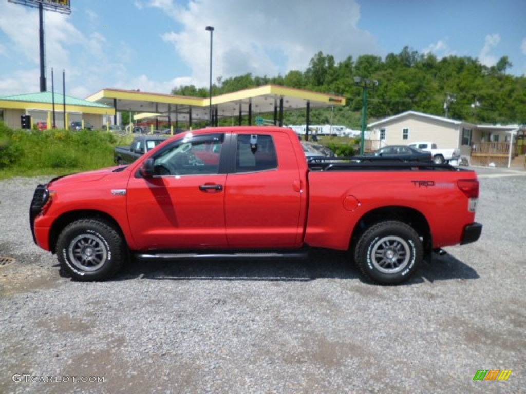 2013 Tundra TRD Rock Warrior Double Cab 4x4 - Radiant Red / Black photo #3