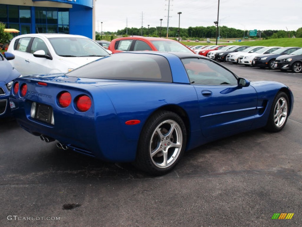 Electron Blue Metallic 2003 Chevrolet Corvette Coupe Exterior Photo #81489561
