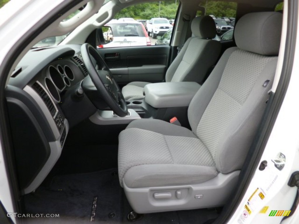 2012 Tundra TRD Double Cab 4x4 - Super White / Graphite photo #10