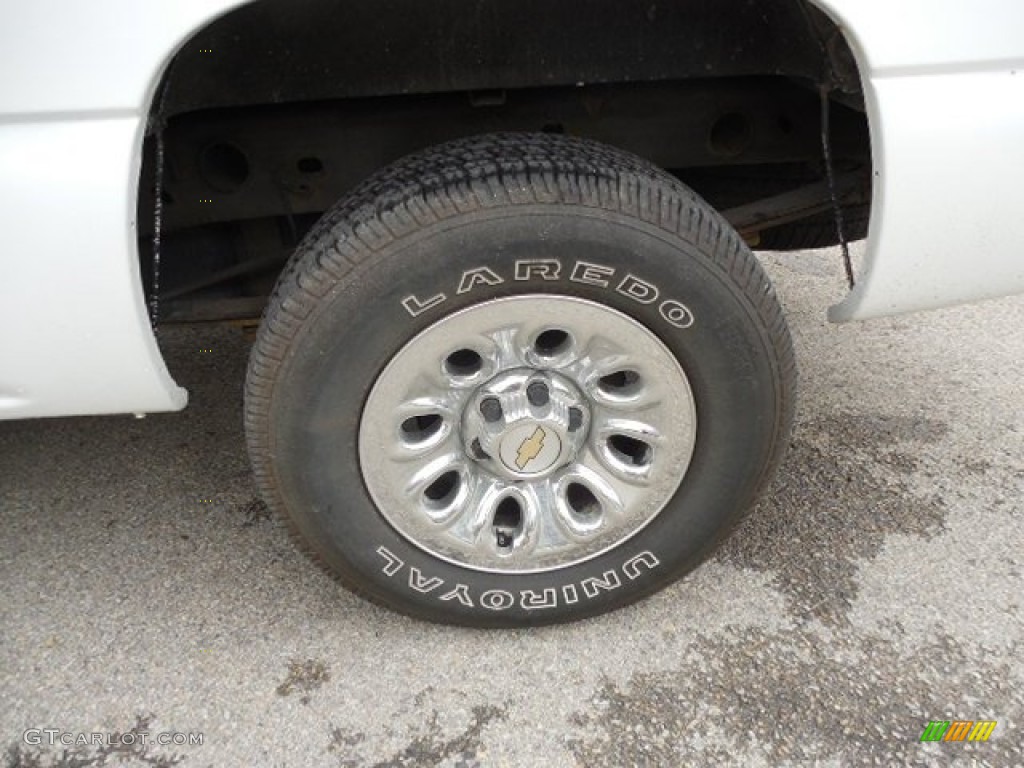 2005 Silverado 1500 LS Extended Cab 4x4 - Summit White / Dark Charcoal photo #3