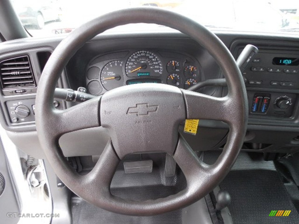 2005 Silverado 1500 LS Extended Cab 4x4 - Summit White / Dark Charcoal photo #16