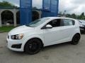 Summit White 2013 Chevrolet Sonic LT Hatch