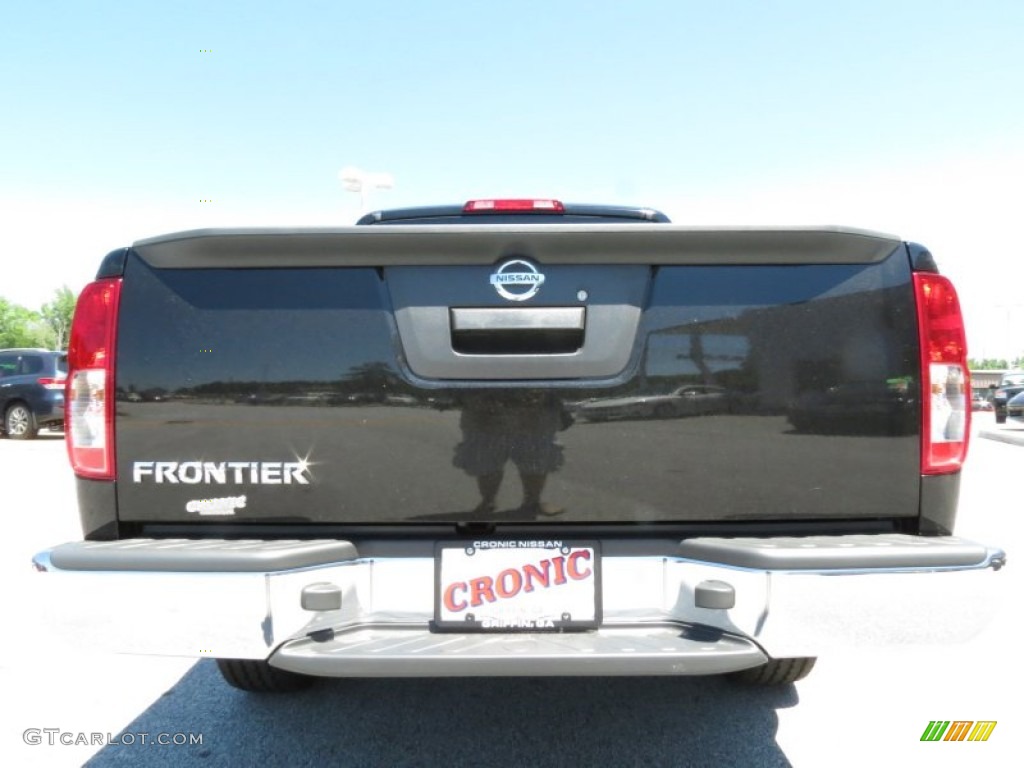 2013 Frontier S V6 Crew Cab - Super Black / Steel photo #4