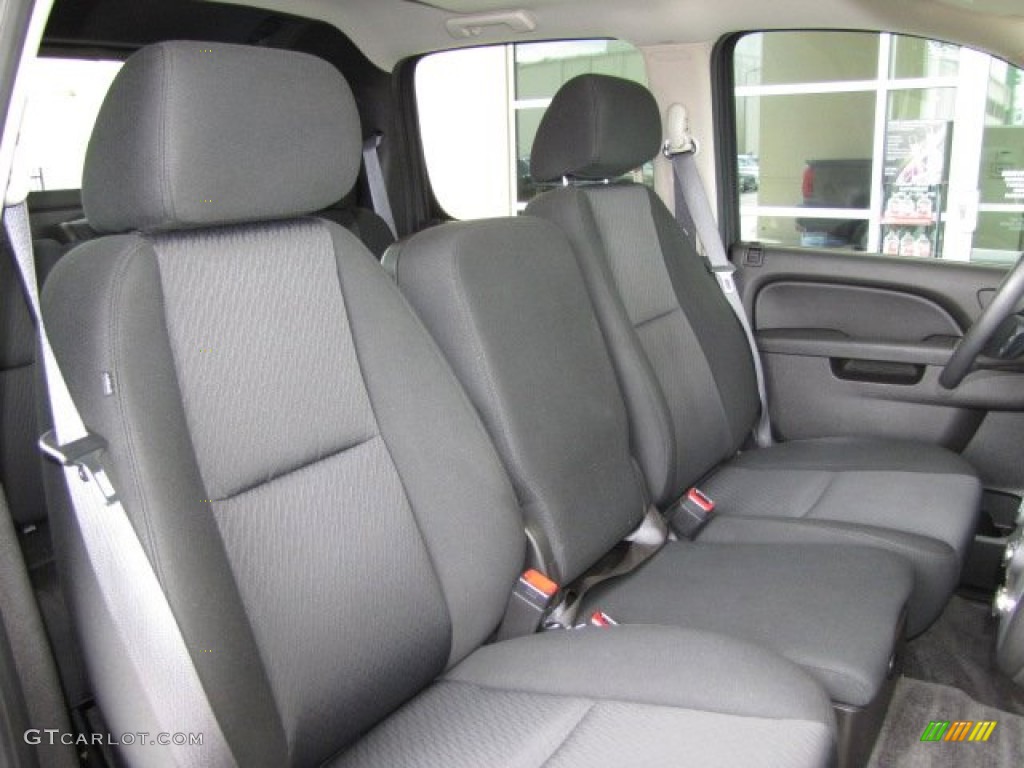 Ebony Interior 2010 Chevrolet Avalanche LS 4x4 Photo #81491436