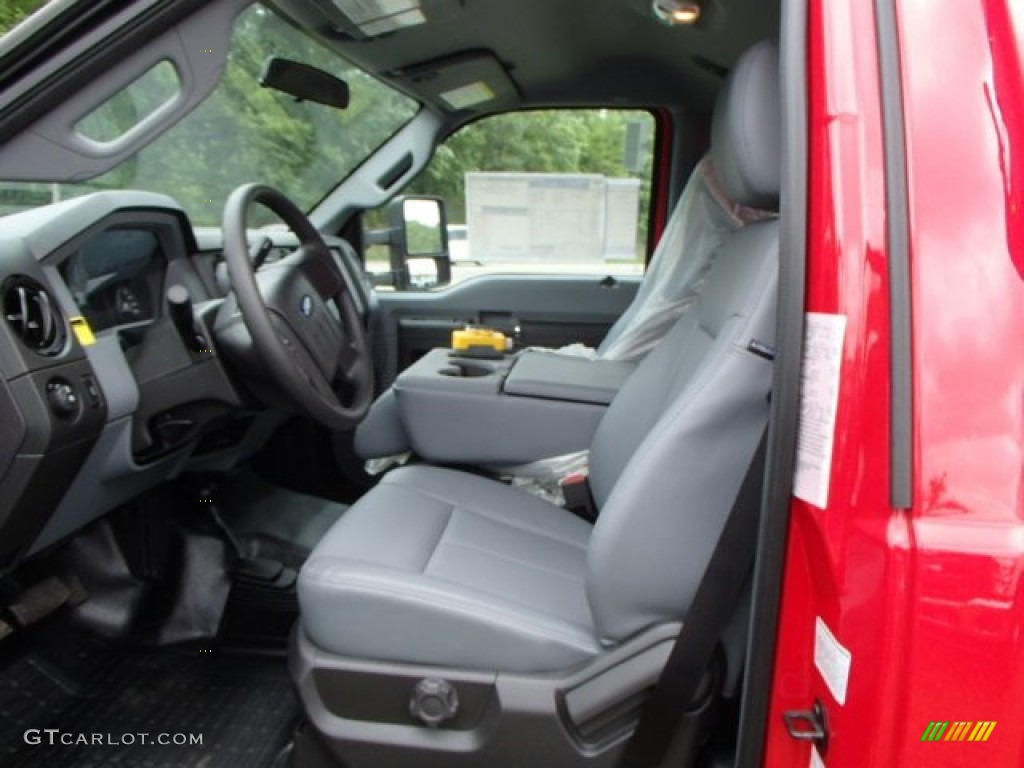 2013 Ford F350 Super Duty XL Regular Cab 4x4 Dump Truck Interior Color Photos