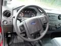 Steel 2013 Ford F350 Super Duty XL Regular Cab 4x4 Dump Truck Steering Wheel