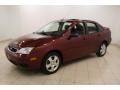 Dark Toreador Red Metallic 2007 Ford Focus ZX4 SE Sedan Exterior