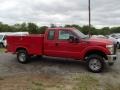 Vermillion Red - F550 Super Duty XLT SuperCab 4x4 Utility Truck Photo No. 5