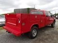 Vermillion Red - F550 Super Duty XLT SuperCab 4x4 Utility Truck Photo No. 6