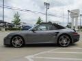 Meteor Grey Metallic 2009 Porsche 911 Turbo Cabriolet Exterior