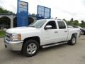 2013 Summit White Chevrolet Silverado 1500 LT Crew Cab 4x4  photo #1