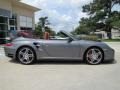 Meteor Grey Metallic 2009 Porsche 911 Turbo Cabriolet Exterior