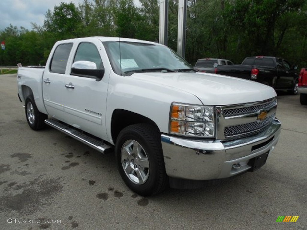 2013 Silverado 1500 LT Crew Cab 4x4 - Summit White / Ebony photo #10