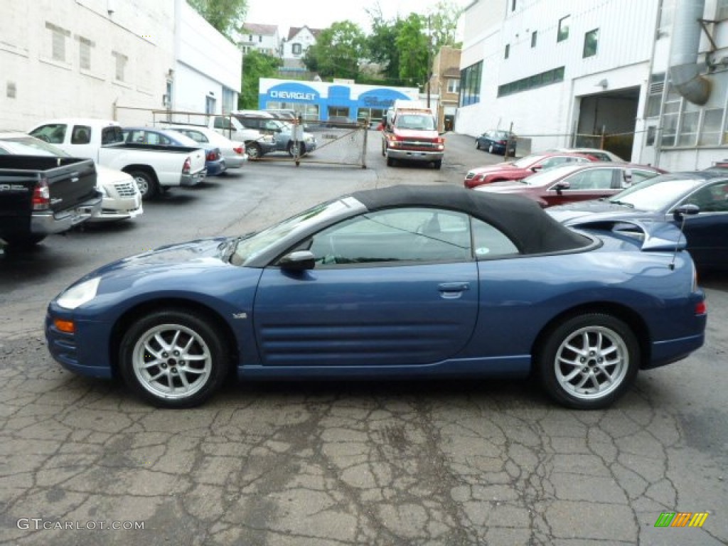 2003 Eclipse Spyder GTS - Flash Blue Pearl / Midnight photo #2