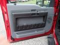 Vermillion Red - F350 Super Duty XL SuperCab 4x4 Utility Truck Photo No. 13